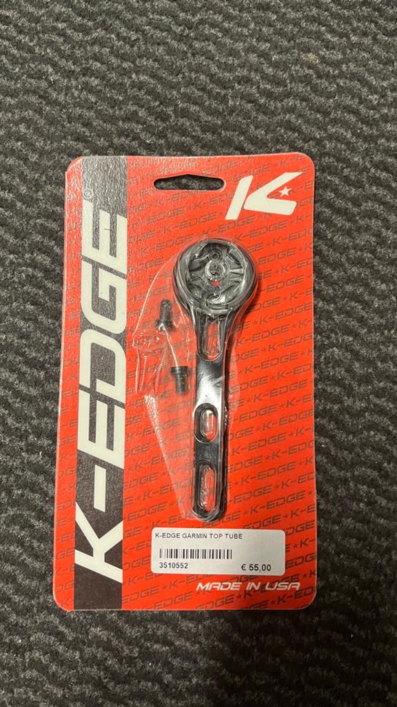 K-Edge Garmin top tube houder, Fietsen en Brommers, Fietsaccessoires | Fietscomputers, Ophalen of Verzenden, Zo goed als nieuw