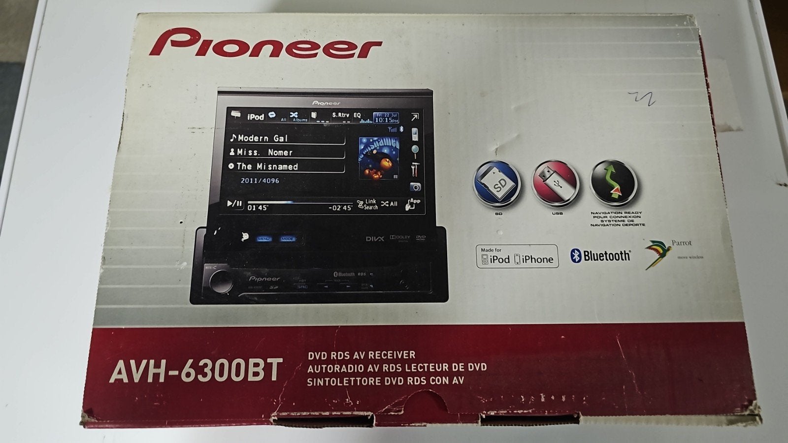 Autoradio Pioneer AVH6300BT