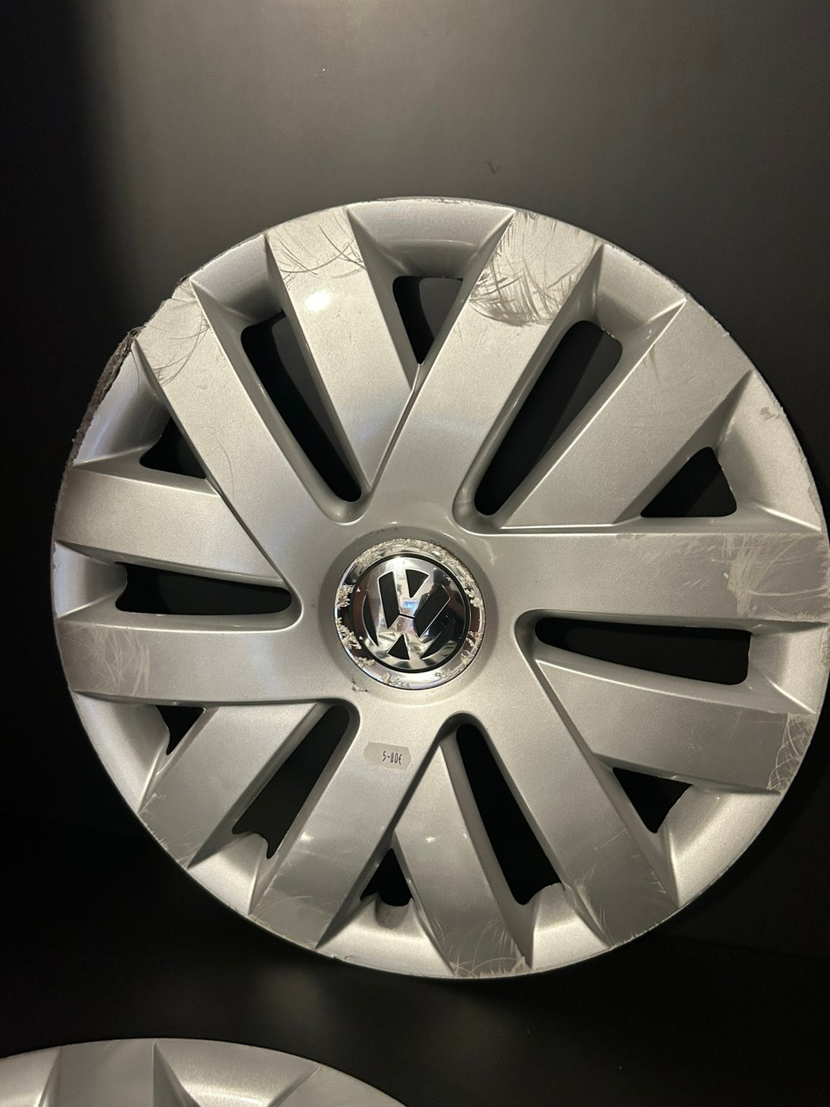 4 enjoliveurs d’origine vw polo 15", Autos : Divers, Enlèvement ou Envoi, Utilisé