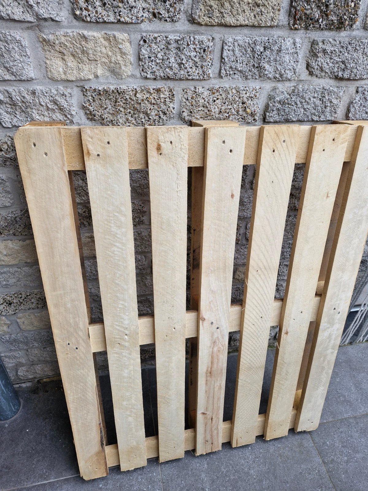Houten pallet, Ophalen, Pallet