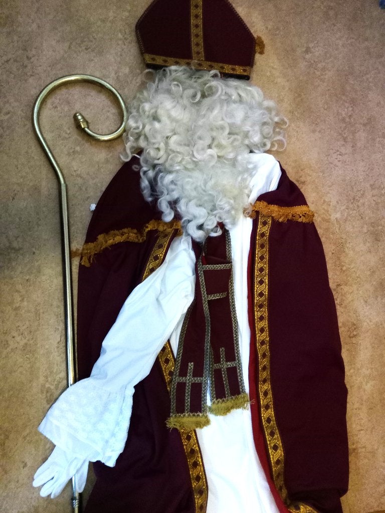 Costume de Saint Nicolas à louer, Enlèvement, Utilisé