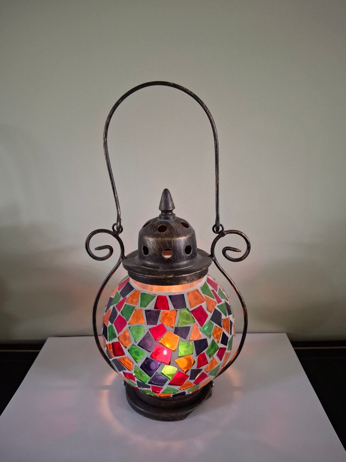 houder voor theekaarsje, Ophalen, Glas