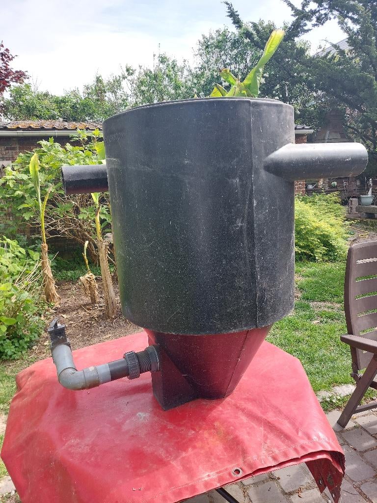 système bac noir anti boue pour étang, Enlèvement