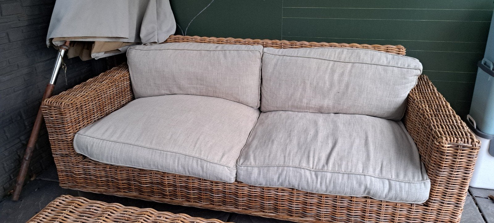 Volledige rotan tuinset van hartman, Tuin en Terras, Ophalen, Rotan, Tuinset