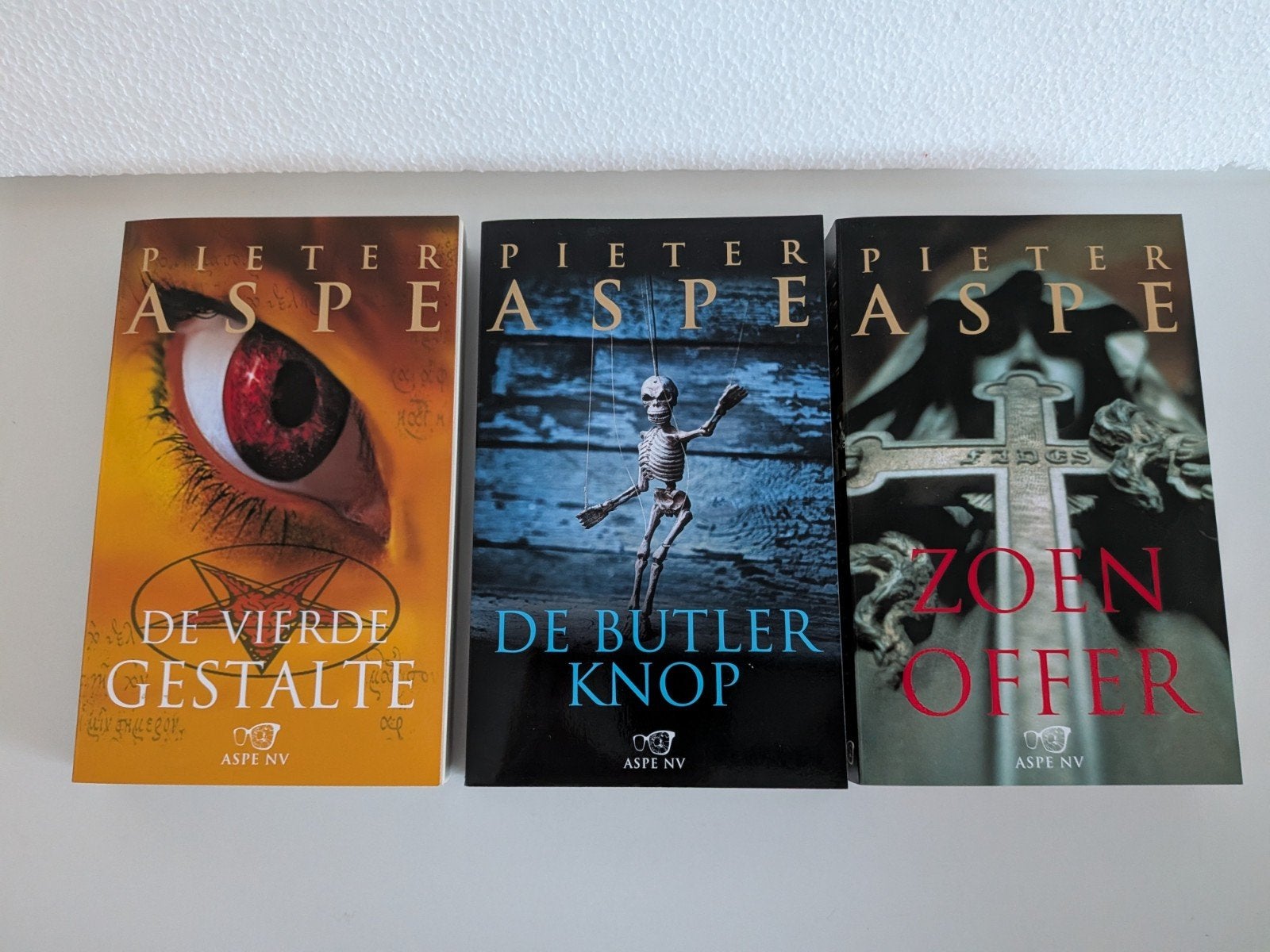 3 boeken van Pieter Aspe, Boeken, Ophalen of Verzenden, Gelezen, Pieter Aspe