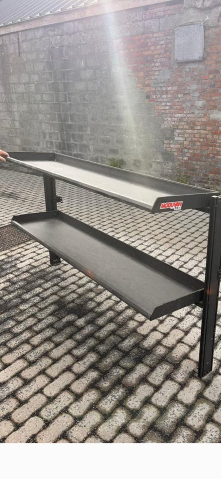 Vouwrek bestelwagen, Ophalen