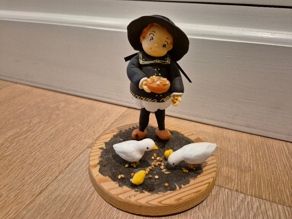 Klein Bretonse figuur - decoratie, Ophalen, Zo goed als nieuw