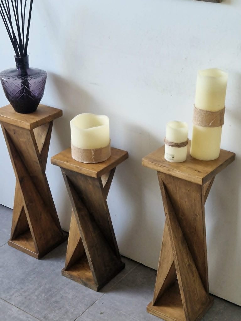 Zuilen/bijzetafel Twisted Nieuw Handgemaakt, Enlèvement