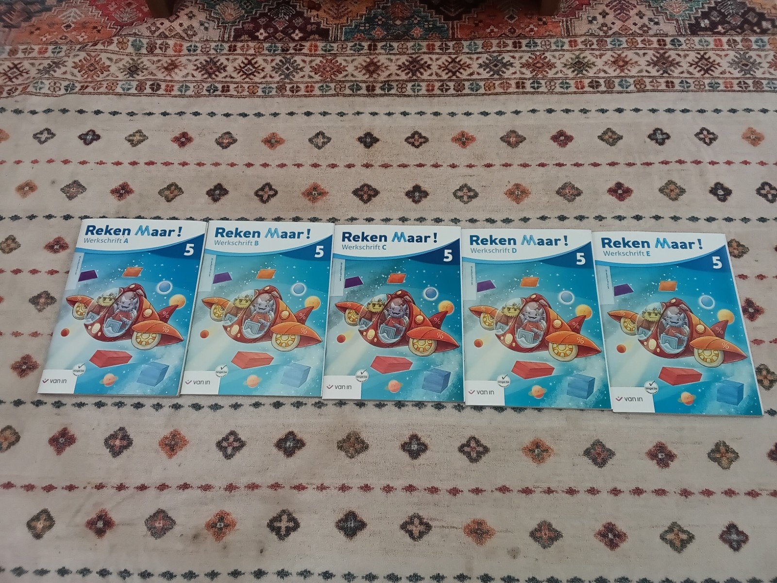 Reken Maar! 5 - werkschrift a,b,c,d,e, Boeken, Ophalen, Nieuw, Van In, Nederlands