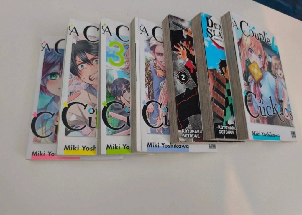 Lot de 7 mangas, Livres, Enlèvement, Comme neuf