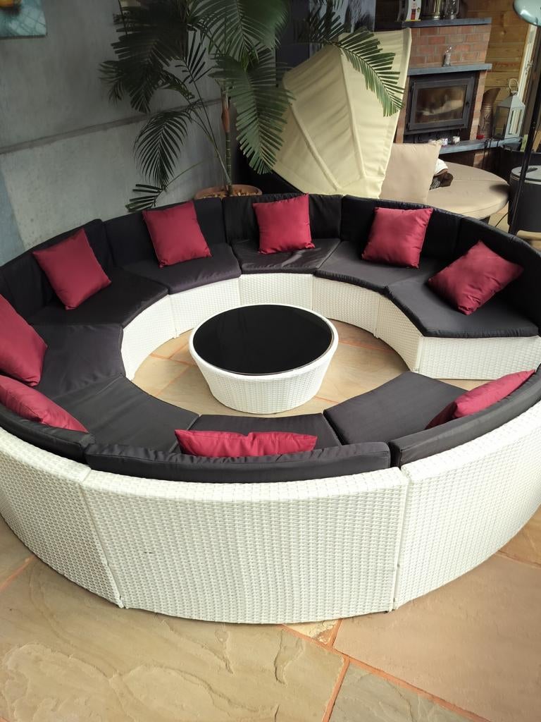 Loungeset XXL 8-10 personen, Enlèvement