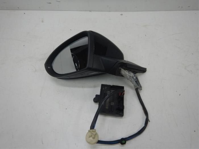 VW Golf 7 Spiegel Links L inklapbaar LC9X Zwart, Enlèvement ou Envoi, Utilisé
