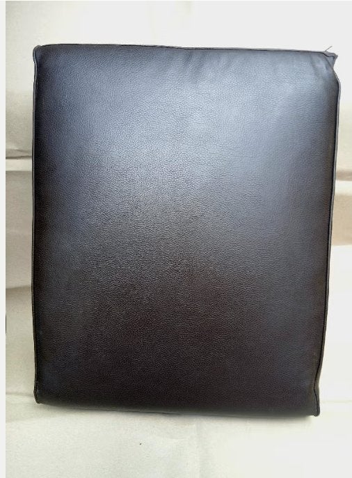 Luxe handgemaakte lederen poef /  vloerkussen (Nieuw!), Neuf, Enlèvement, 50 à 75 cm, Rectangulaire