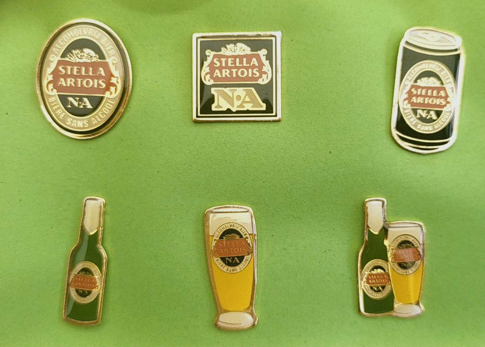 Jupiler NA liege ABINBEV Complete set 6 pins, Verzamelen, Ophalen of Verzenden, Jupiler