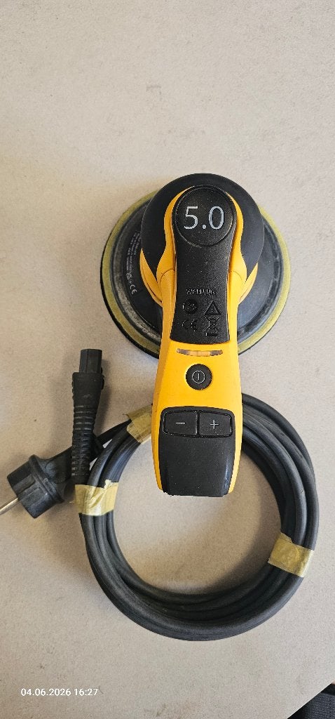 Mirka Deros 650 schuurmachine, Ophalen, Gebruikt, 1200 watt of meer, Excentrische schuurmachine