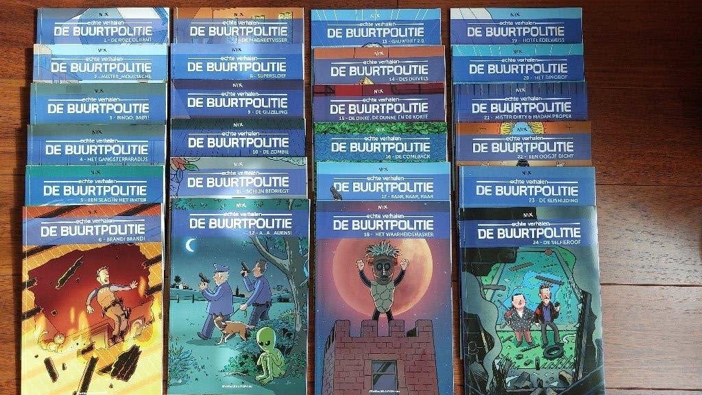 De buurtpolitie 1 tot 24, Boeken, Stripverhalen, Ophalen of Verzenden, Zo goed als nieuw, Nix, Meerdere stripboeken