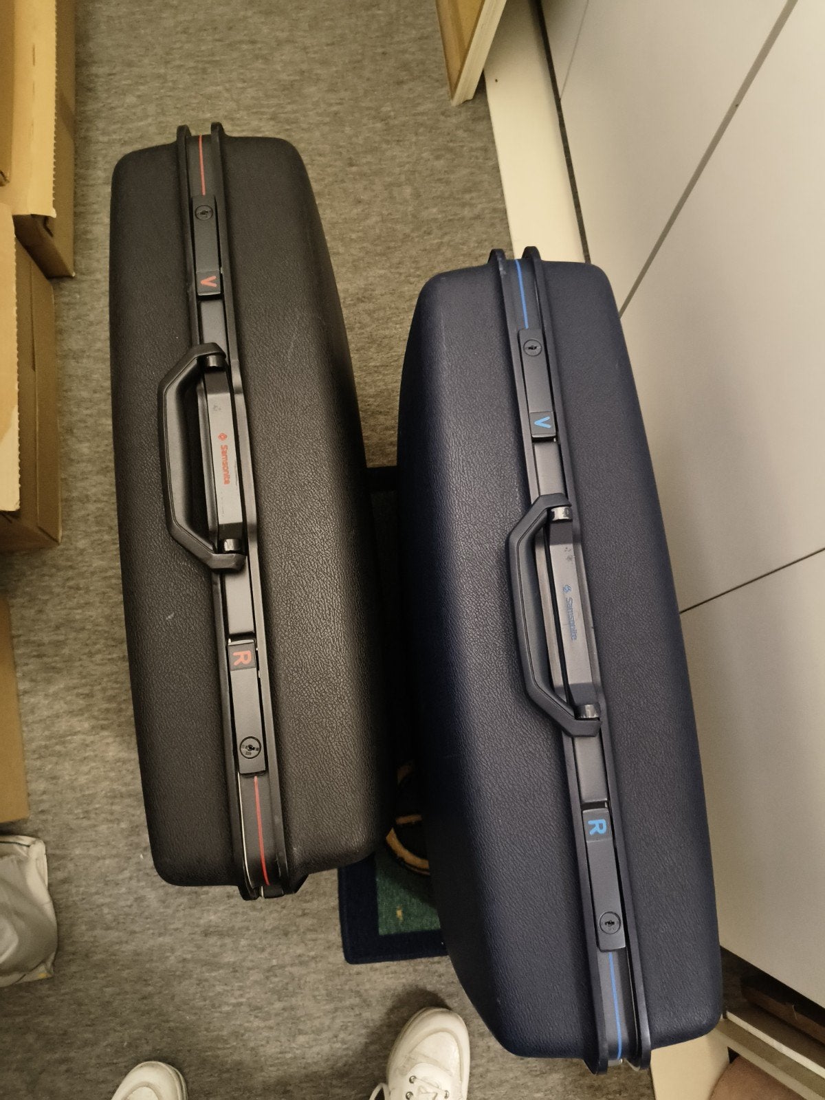 Samsonite reiskoffer blauw en/of zwart, Ophalen