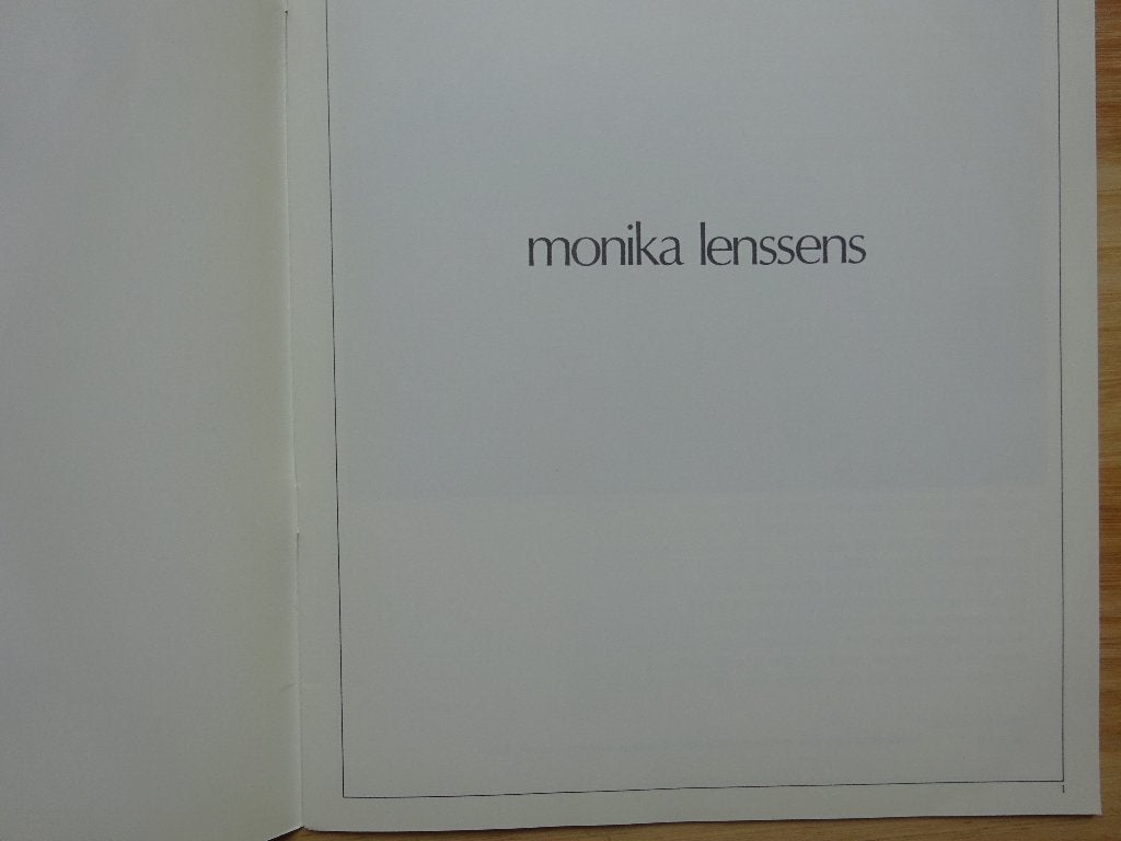 Monika Lenssens, BP Gallery 1985, Boeken, Ophalen of Verzenden, Zo goed als nieuw, Schilder- en Tekenkunst