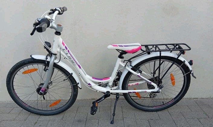 Meisjesfiets alu Cube Kids 21speed 24inch NIEUWPRIJS 449€ 🚴, Ophalen, Zo goed als nieuw, Trapvoertuig