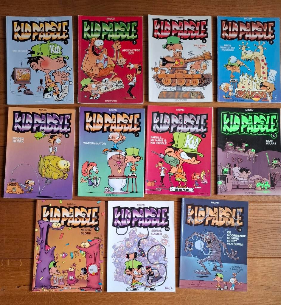Lot Kid Paddle strips softcover, Boeken, Ophalen of Verzenden