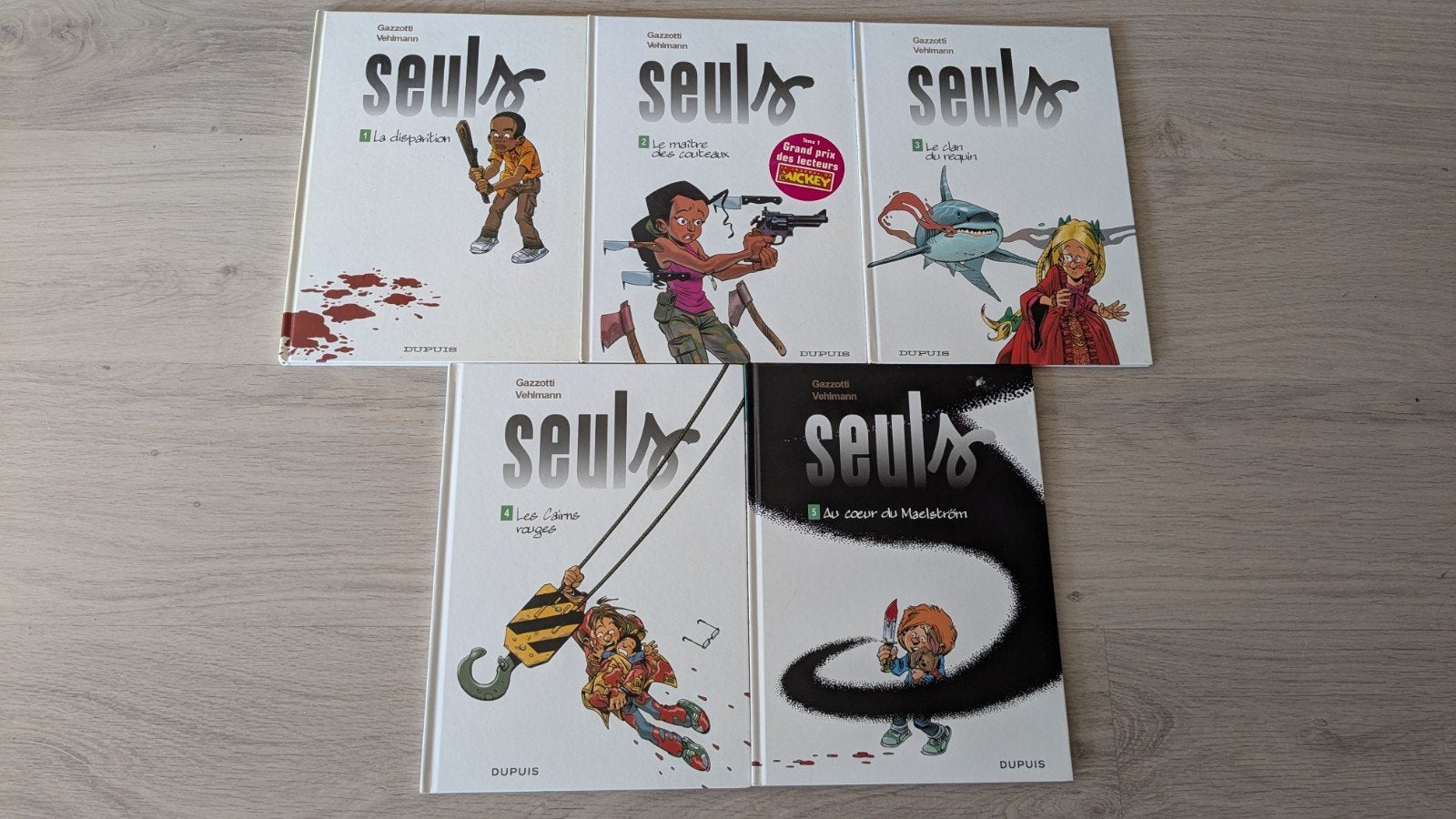 BD Seuls volumes 1 à 5, Livres, BD, Gazzotti - Vehlmann, Série complète ou Série, Enlèvement, Utilisé