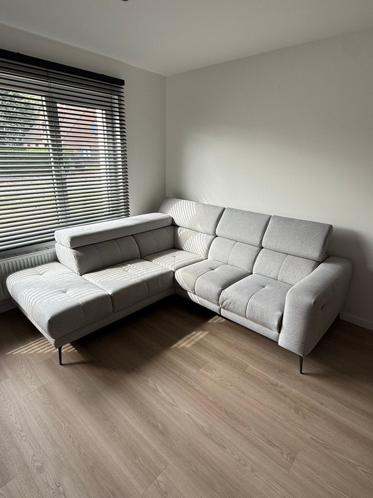 Hoekzetel met relaxfunctie, Ophalen, Minder dan 75 cm, Hoekbank, Zo goed als nieuw