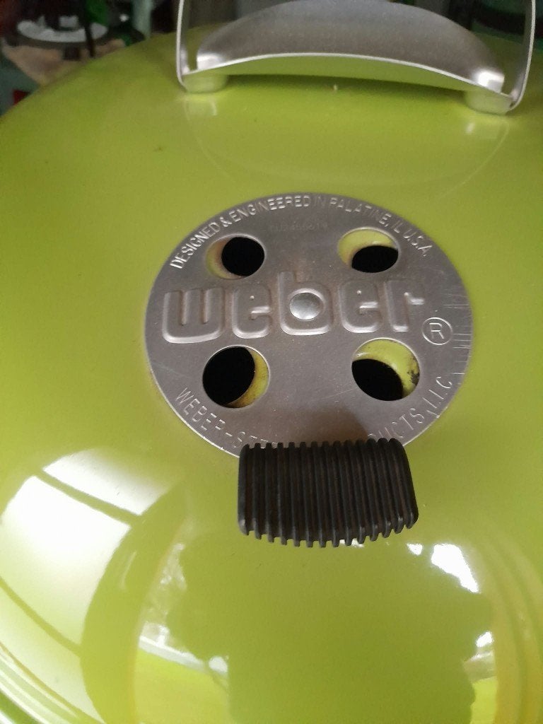 Weber barbecue met een diameter van 50 cm, Ophalen, Zo goed als nieuw, Weber, Met accessoires
