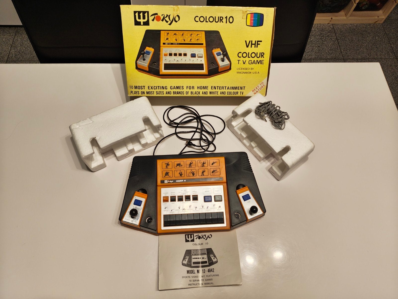 VOOR VERZAMELAARS! Tokyo Colour 10 T.V. Game console (1978), Ophalen, Overige merken, Gebruikt