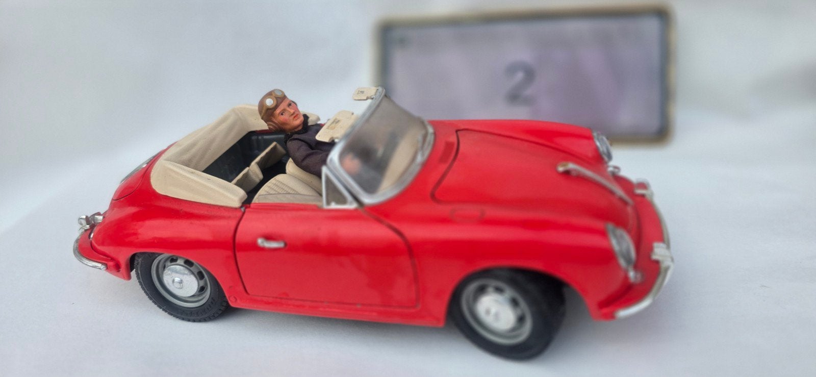 Nr. 2 – Porsche 356 B Cabriolet 1961 – Bburago 1:18, Hobby & Loisirs créatifs, Voitures miniatures | 1:18, Enlèvement ou Envoi