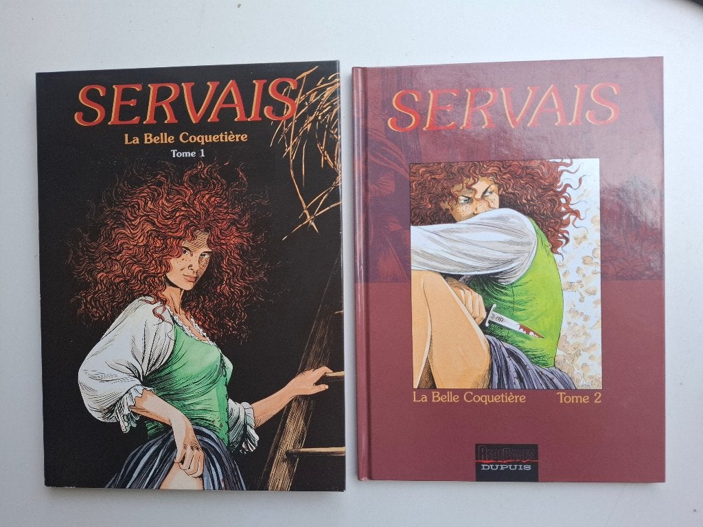 COFFRET SERVAIS LA BELLE COQUETIERE TOMES 1-2 EO + PORTFOLIO, Livres, Série complète ou Série, Enlèvement ou Envoi, Comme neuf