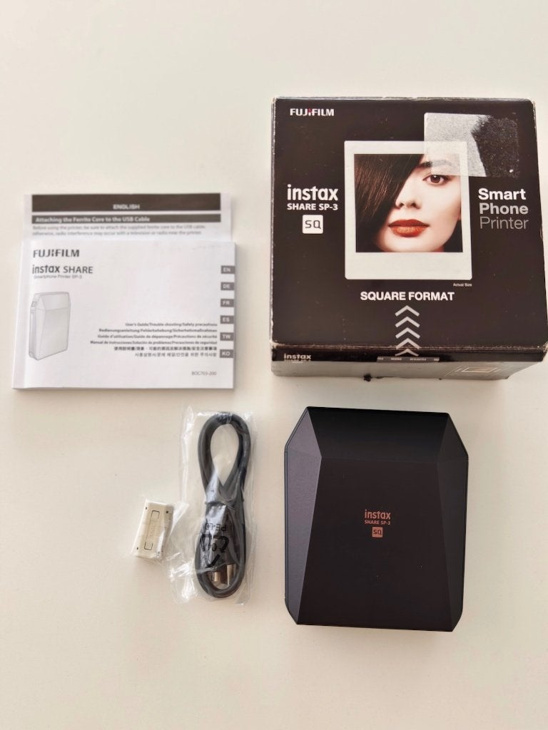 Fujifilm Instax Share SP-3 SQ Smartphone Printer (nwst), Enlèvement ou Envoi, Comme neuf, Imprimante, Sans fil