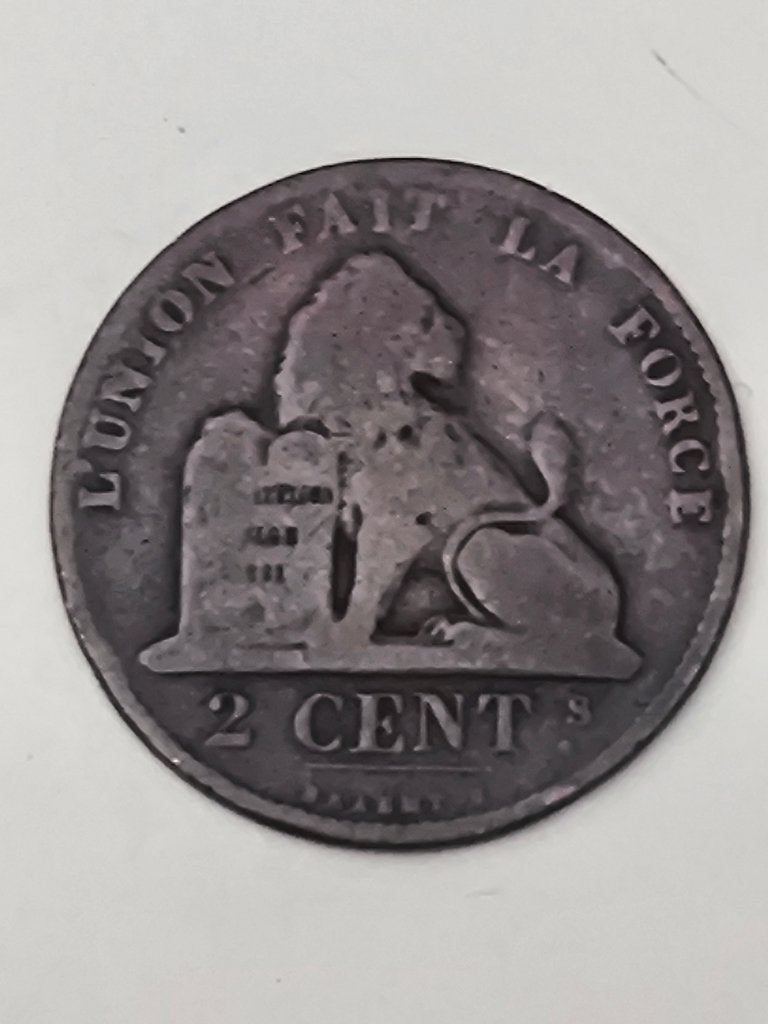 Léopold II 2 cents 1870, Enlèvement ou Envoi