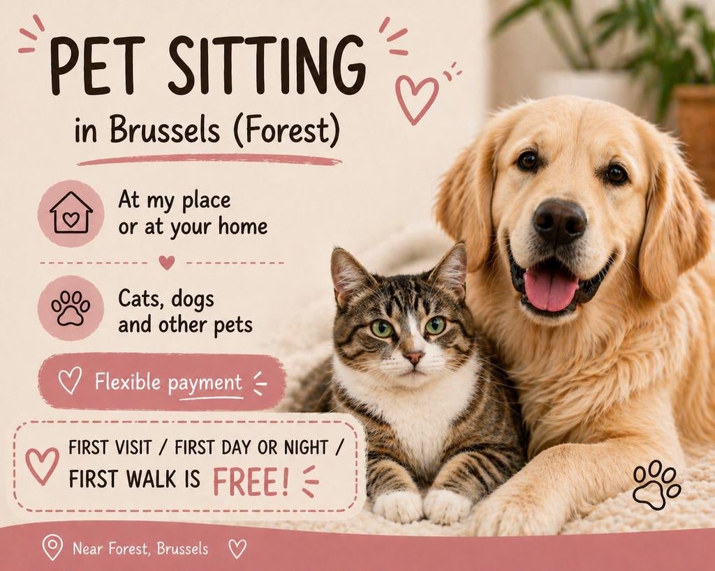 Pet-sitter Brussels, Animaux & Accessoires, Autres accessoires pour animaux