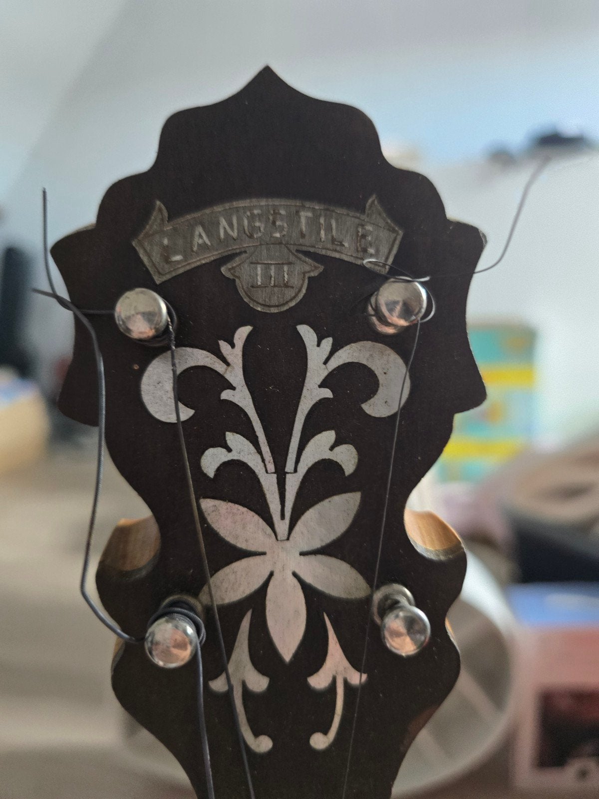 Vintage Banjo Langstile III, Muziek en Instrumenten, Ophalen, Gebruikt, Tenorbanjo
