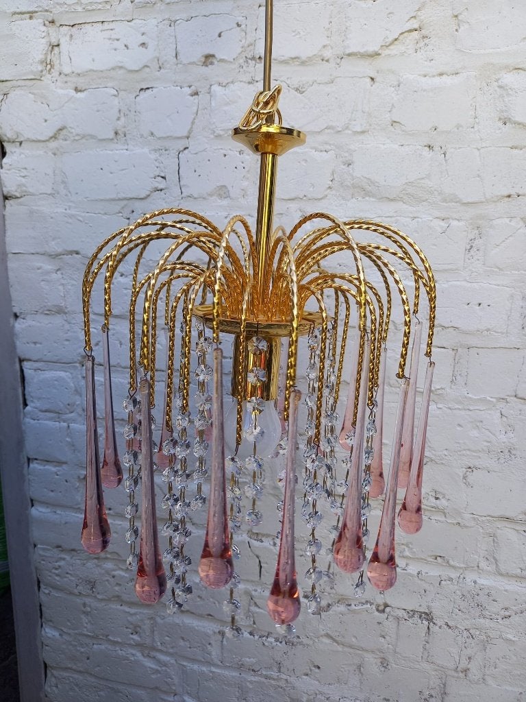 murano luster, Huis en Inrichting, Ophalen, Gebruikt, E14 (klein)
