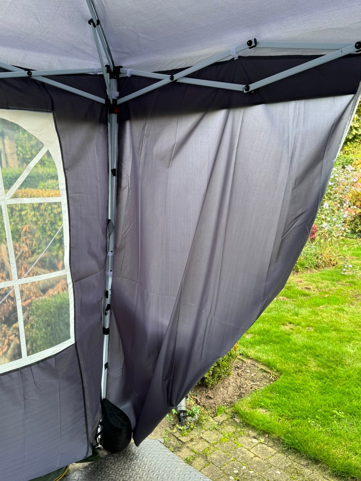 Partytent donkerblauw, Tuin en Terras, Ophalen, Opvouwbaar, Partytent, Minder dan 4 meter