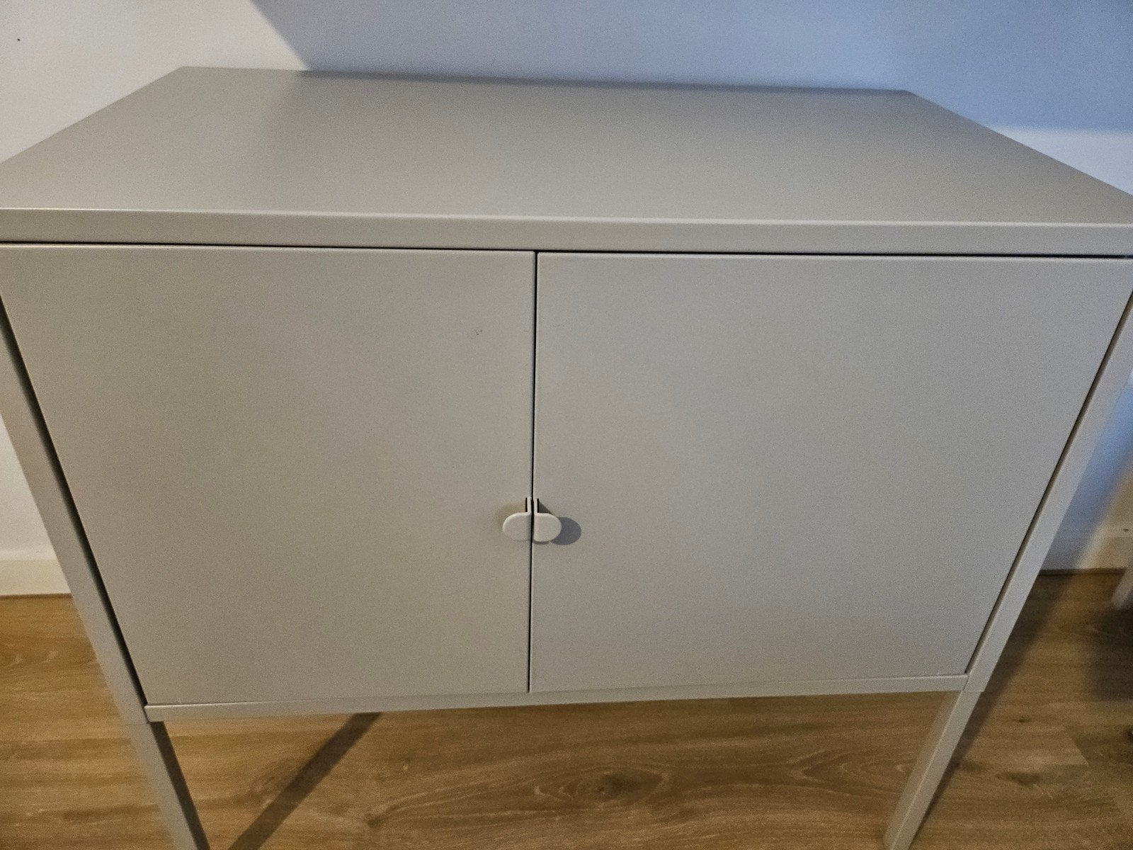 Meuble lixhult gris ikea en métal, Maison & Meubles, Enlèvement