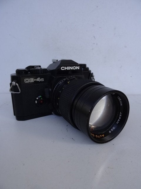 CHINON CE-4S camera — 2,8/135 mm lens, Ophalen of Verzenden
