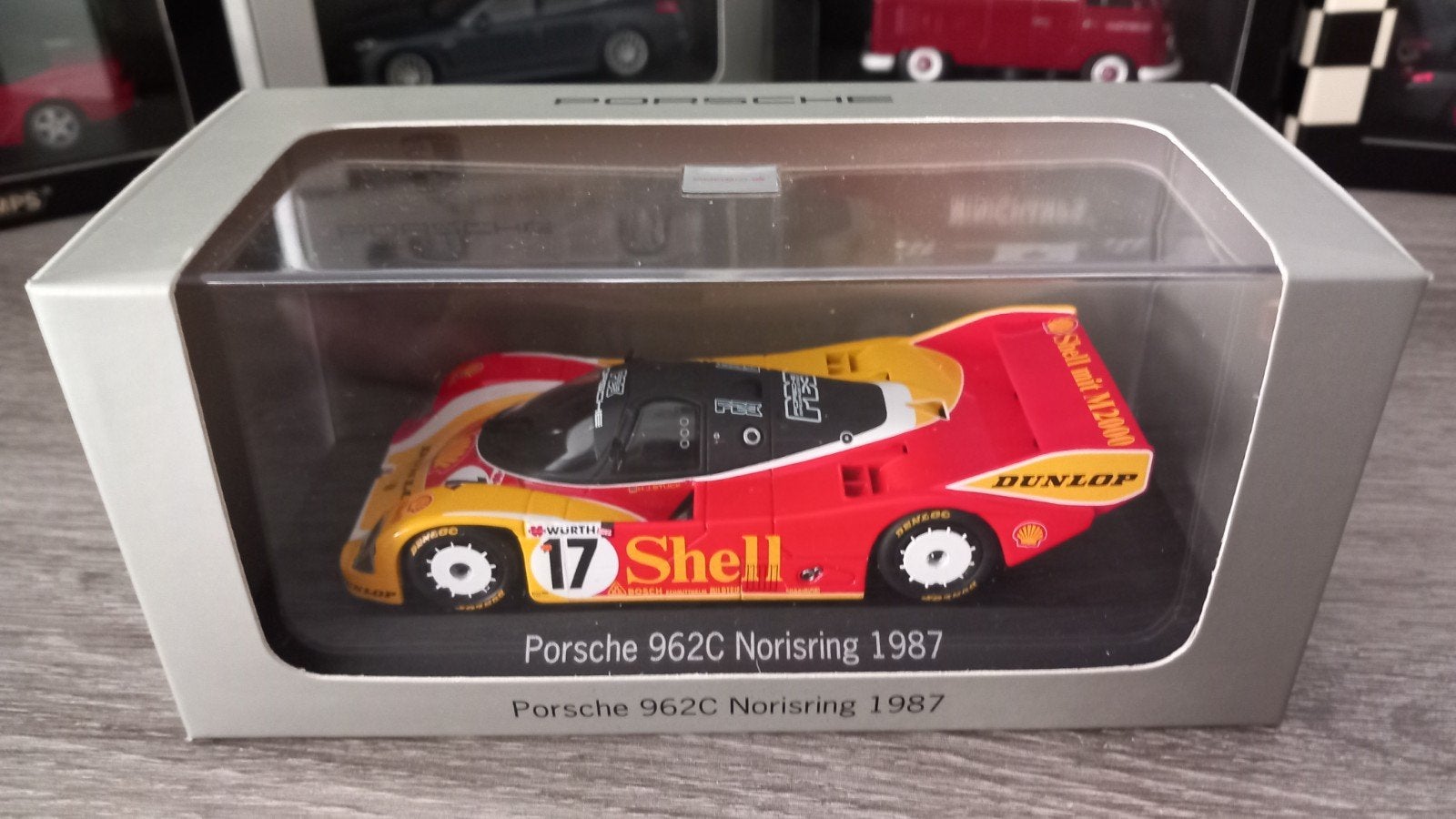 Minichamps Porsche 962C Norisring 1987 #17 ( Shell ) 1:43, Enlèvement, Neuf, Voiture, MiniChamps