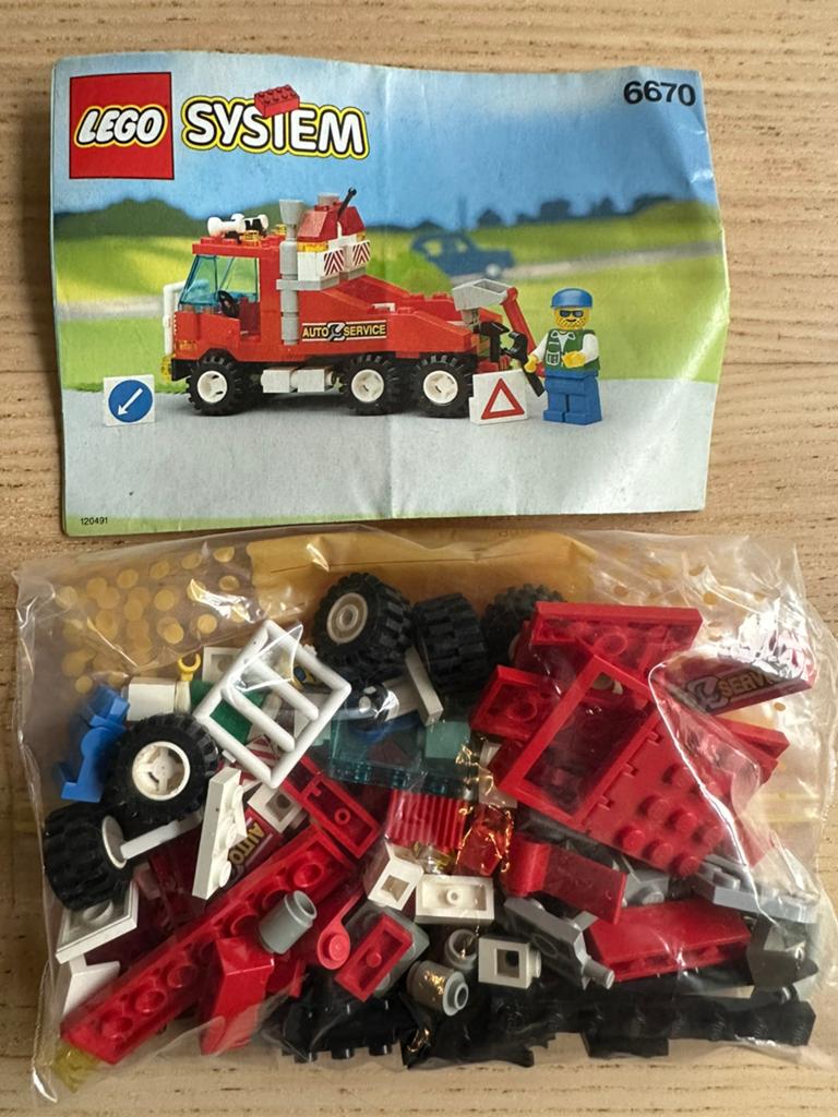 Lego systeem 6670, compleet, Kinderen en Baby's, Speelgoed | Duplo en Lego, Gebruikt, Lego, Ophalen of Verzenden, Compleet