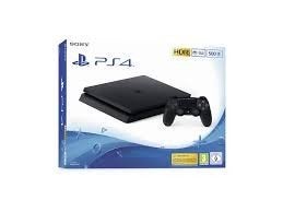 PlayStation 4 Slim 500 GB - volledig pakket met doos, Games en Spelcomputers, Ophalen, 500 GB, Zo goed als nieuw, Met 1 controller