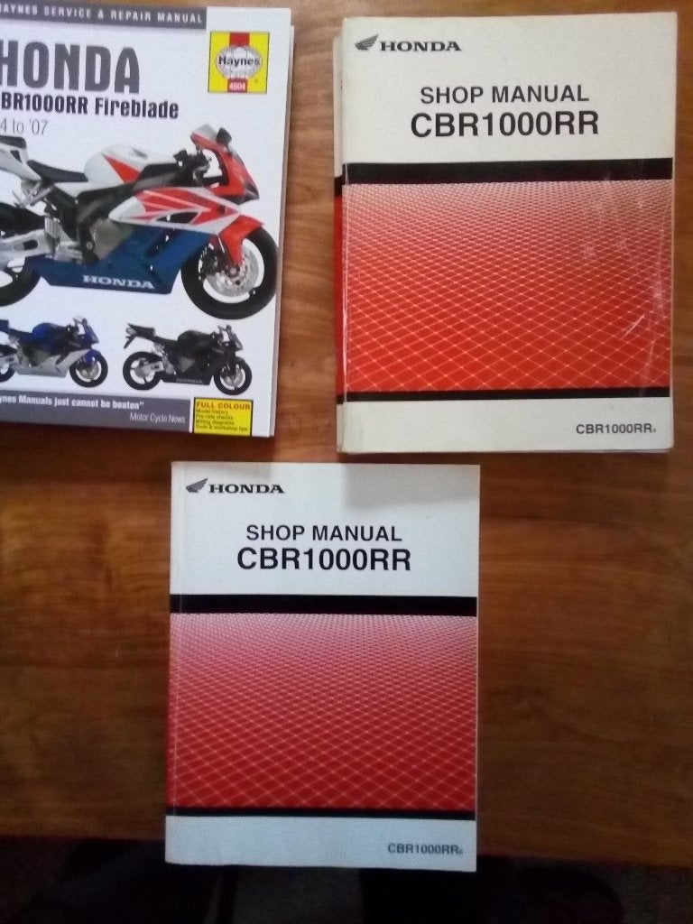 werkplaatshandboeken cbr1000rr 04-07, Motos, Enlèvement ou Envoi, Utilisé