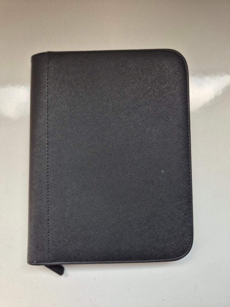 Zwarte 4-pocket side-load ritsmap voor Pokémon-kaarten (gebr, Envoi, Utilisé