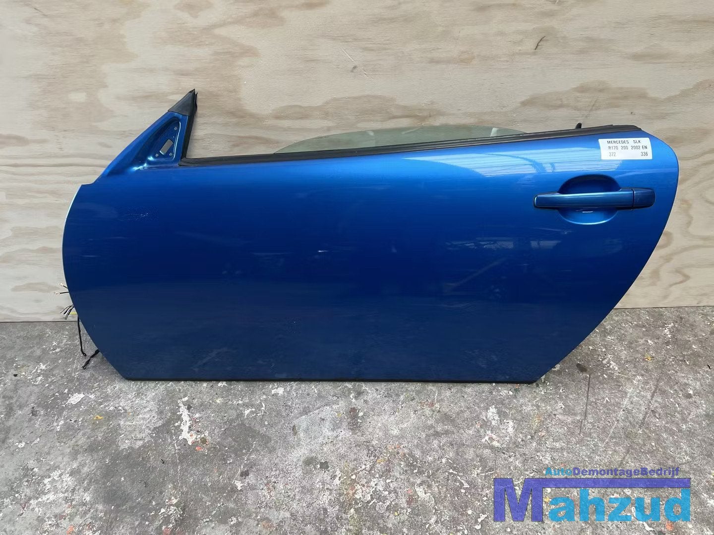 MERCEDES SLK R170 blauw 372 links deur portier 2000-2004, Mercedes-Benz AG, Mercedes-Benz, Utilisé, Mercedesstrasse 120
70372  Stuttgart, DE