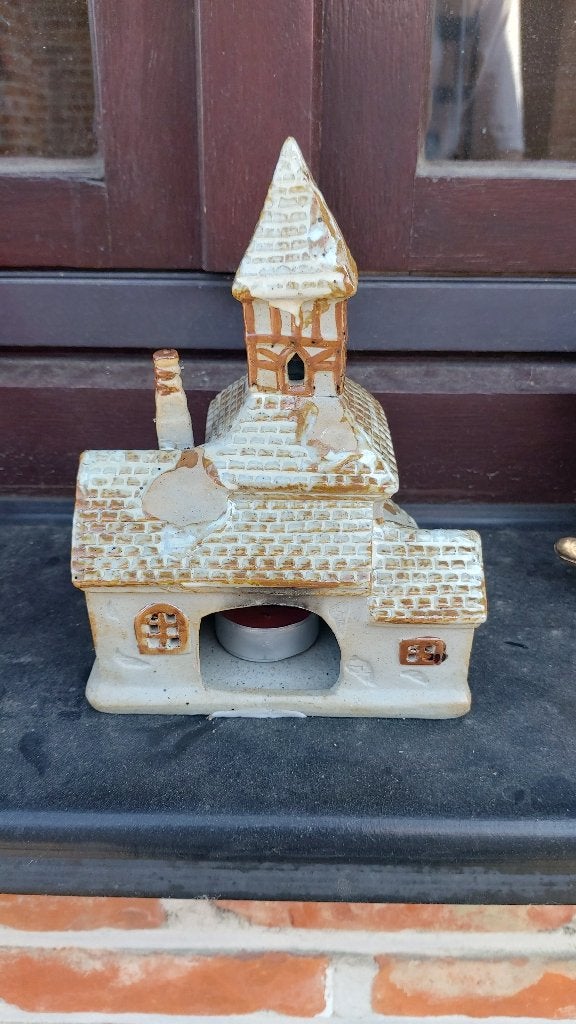 kerstdecoratie theelampje, Ophalen