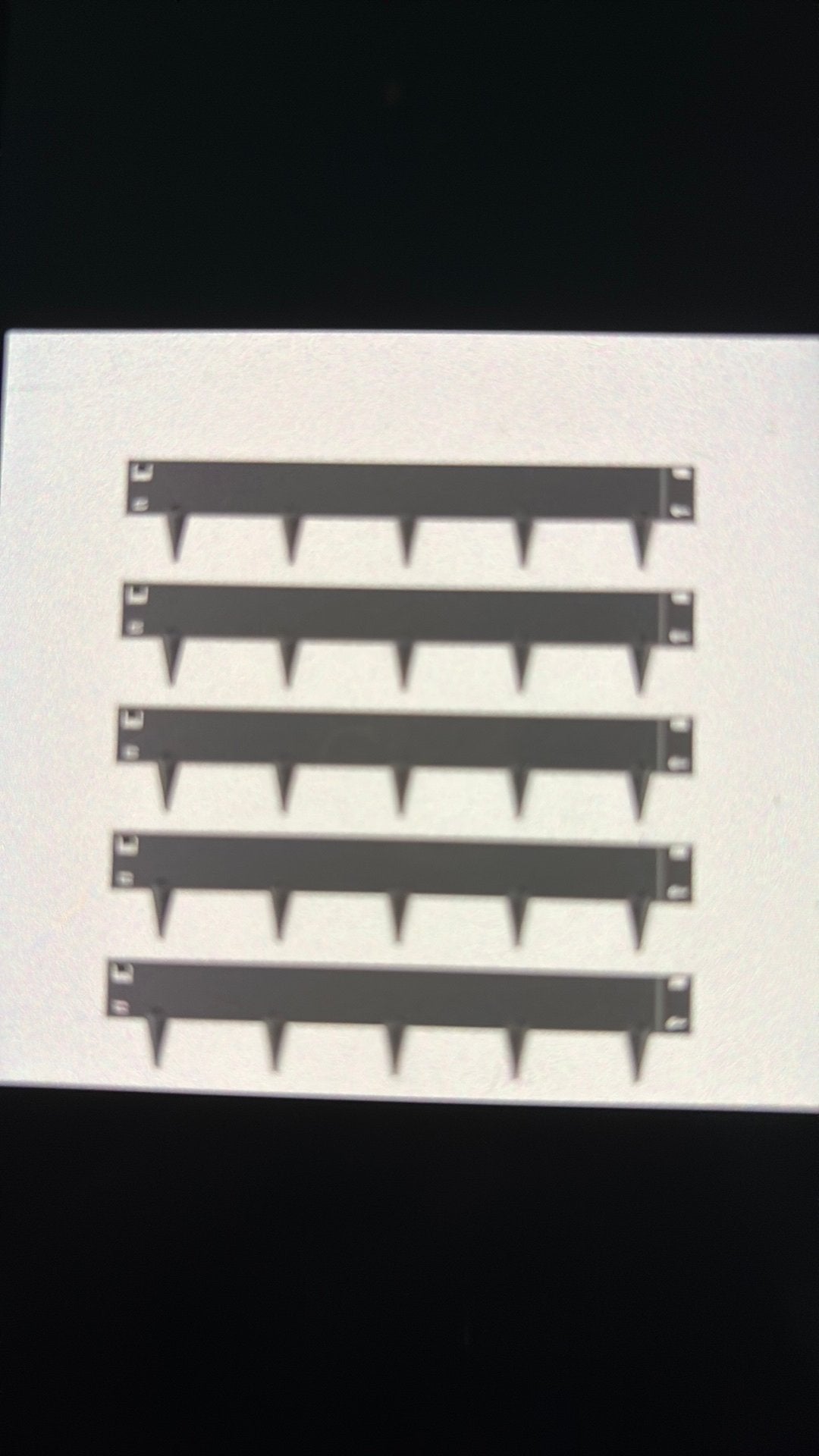 Bord central (bordure en acier flexible noire) 150 mm, Jardin & Terrasse, Traverses & Bordures, Enlèvement, Neuf
