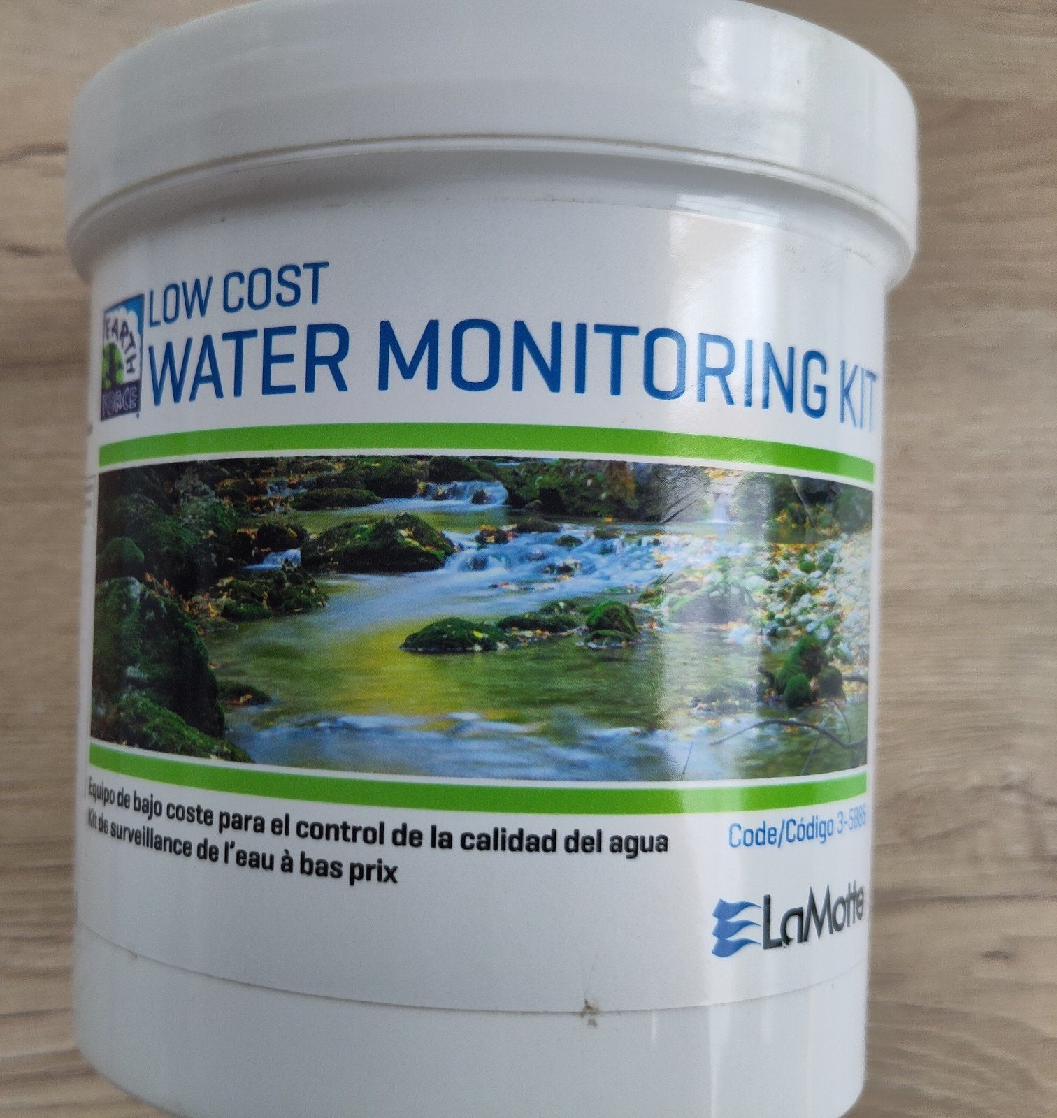 Kit de surveillance de l'eau, Enlèvement