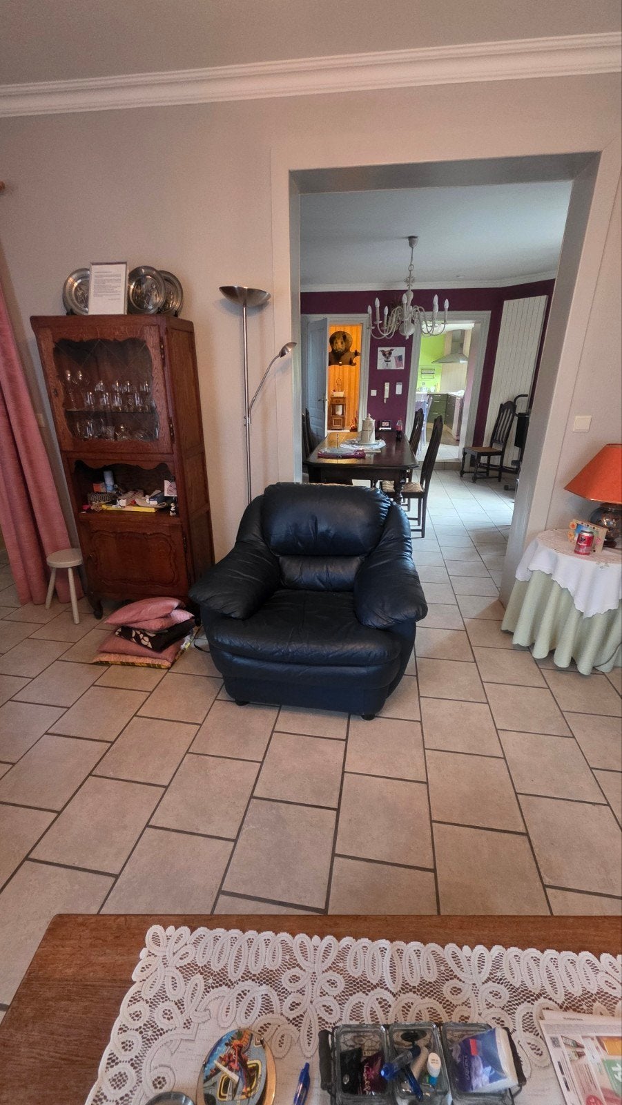 salon cuir, Maison & Meubles, Enlèvement, Cuir