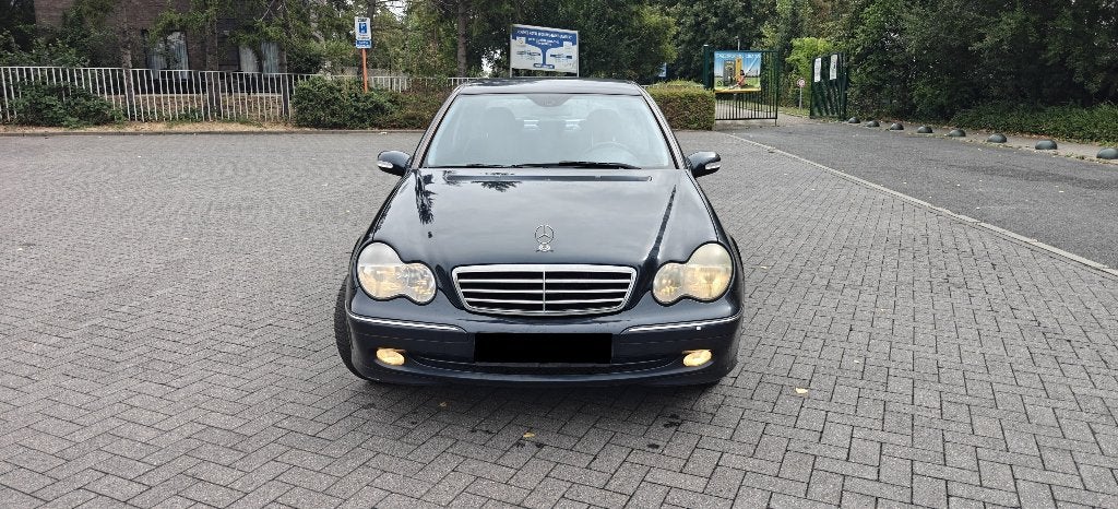 Mercedes C180 K Automatique 2003 175Km Noir Euro 4 CT Ok, Autos, Achat, 170 g/km, Entreprise, Noir