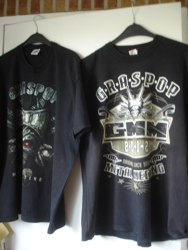 2 x Graspop t shirt, Kleding | Heren, Ophalen, Zwart, Overige maten, Gedragen